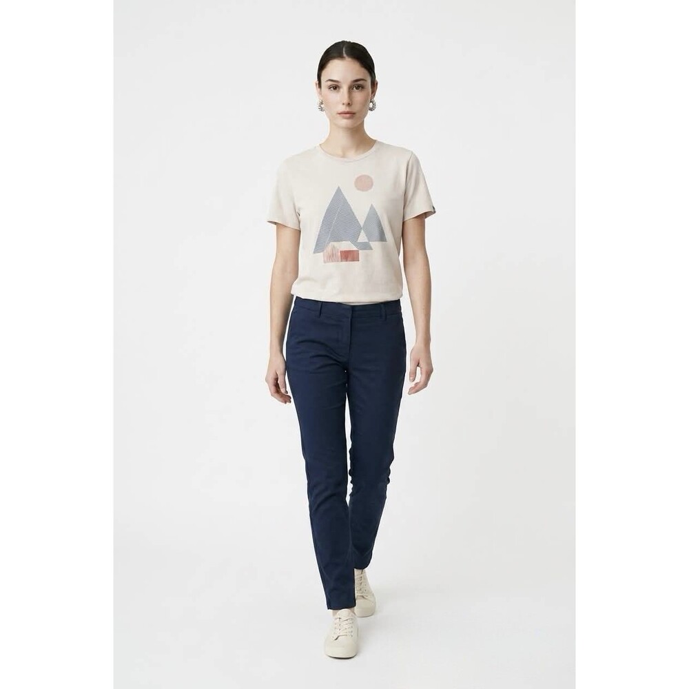 Moncat Typographia Women’s Graphic T-Shirt Size M Beige Organic Cotton - Picture 11 of 16